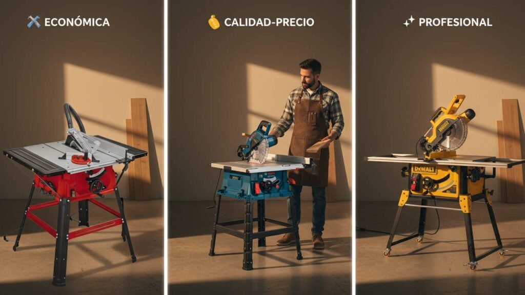 Análisis por Rangos de Precio: Sierra de Mesa para Cada Presupuesto