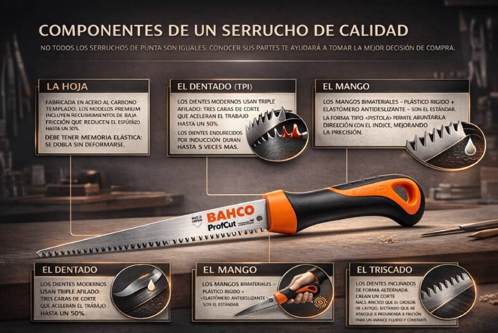 Componentes de un Serrucho de Calidad