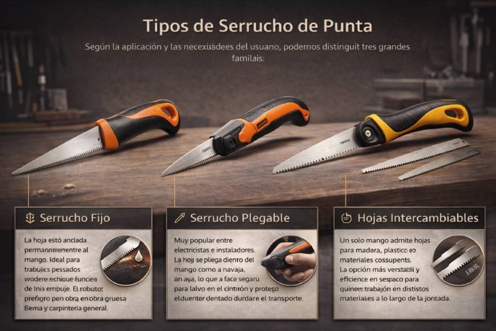 Tipos de Serrucho de Punta